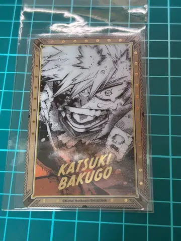 히로아카전 원화전 금박 클리어 카드 바쿠고 카츠키 3