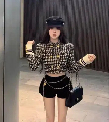 아리에크 자켓 트위드 팬츠 셋업