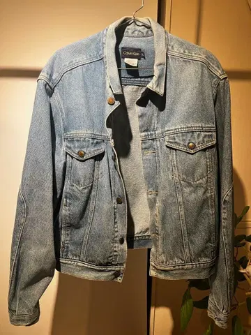 Calvin Klein 라이트 블루 데님 자켓 XL