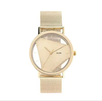 KLON 손목시계 클리어 워치 스켈레톤 골드