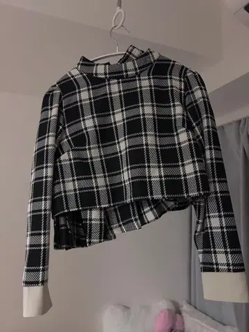 REDYAZEL 체크 무늬 자켓 & 스커트 원피스 셋업