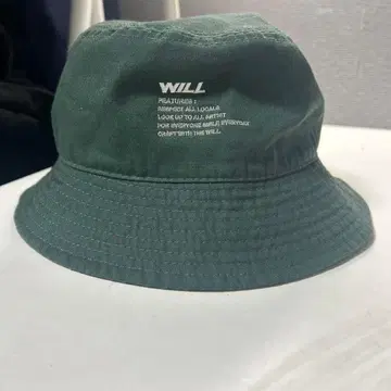 초레어 WILL YOKOHAMA 버킷햇 다크 그린 새상품