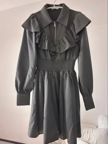 rienda 리엔다 프론트 ZIP 셔츠 미니 원피스 M 사이즈