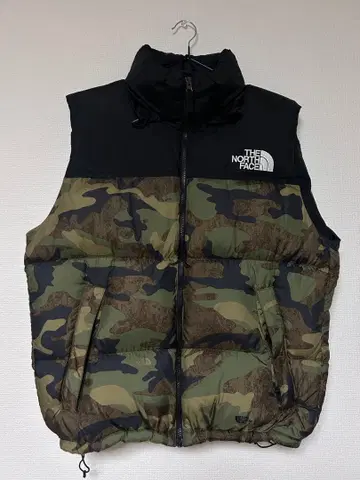 THE NORTH FACE 카모플라쥬 다운 베스트 L 사이즈
