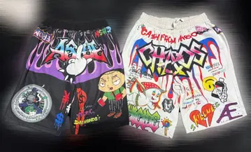 스트릿 하프 팬츠 스케이트보드 팬츠