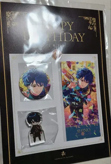 마법사의 약속 마호야쿠 시노 벌스데이 세트 캔뱃지 브로마이드