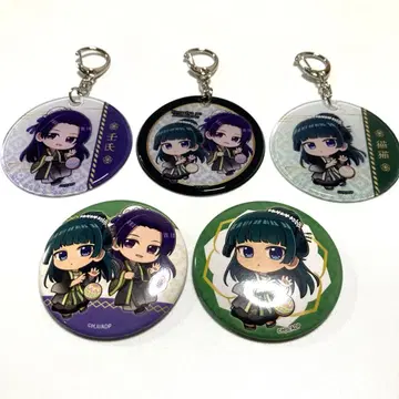 약사의 혼잣말 캔뱃지 & 클리어 참 5개 세트 2