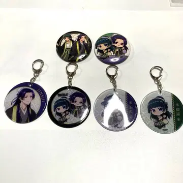 약사의 혼잣말 캔뱃지 & 클리어 참 6개 세트 3