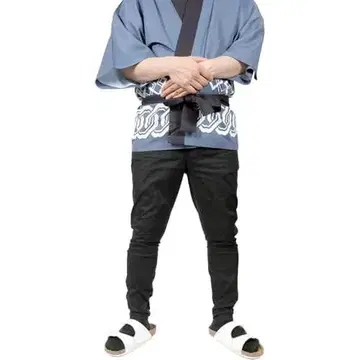 [FABULOUS TIME] 축제 팬츠 스트레치 허리밴딩 끈 포함 .