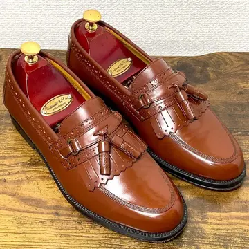 KING'S 태슬 로퍼 브라운 24.5EEE 캐주얼 가죽 신발