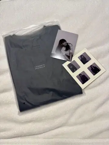 Exclusive B 사이토 아스카 티셔츠 스티커 엽서 1장 세트