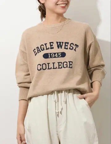 새상품급! 저널 스탠다드 리룸 칼리지 로고 니트 journal