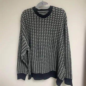 INHERIT 버드아이 패턴 니트 사이즈 L