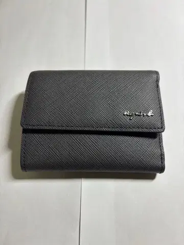 Agnes b 3단 폴더형 지갑 블랙