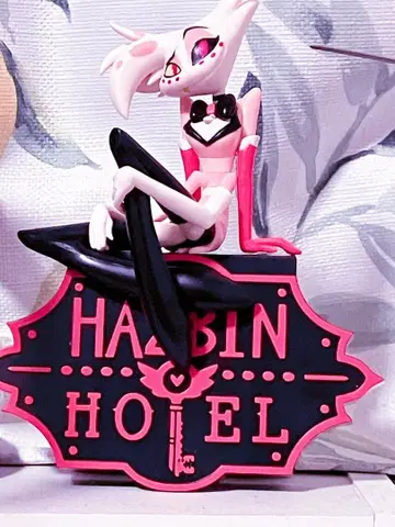 해즈빈 호텔에 오신 것을 환영합니다 엔젤 더스트 프라이즈 피규어