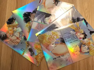 세일러문 세일러문 카페 오로라 클리어 파일 5종 토끼 츠키노 우사기