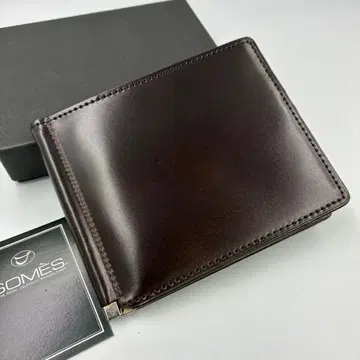 새상품 단종 소메스 이단 접이식 지갑 코도반 머니클립 브라운