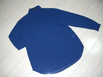 2만 엔 INED 드레이프감 엘레강트 블라우스 블루 9호