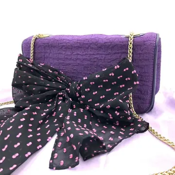 [ 새상품급 ] MUGUET 뮤게 체인백 숄더백 리본