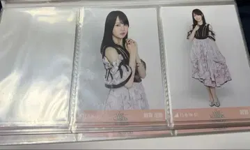 노기자카46 카키 하루카 브로마이드 Same numbers 세미 네이비