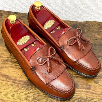 REGAL 리걸 퀼트 태슬 로퍼 브라운 25EE 가죽 신발