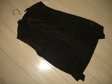 월드 esche 에쉬 엘레강트 드레이프 티셔츠 베스트 블랙 40