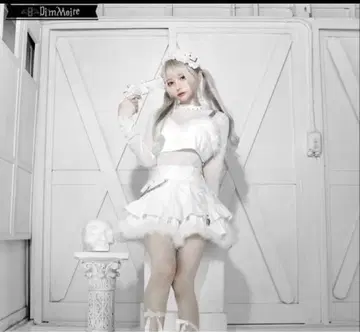 Dimmoire 퍼 뷔스티에 SETUP 화이트