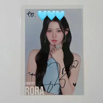 BABYMONSTER RORA 친필 사인