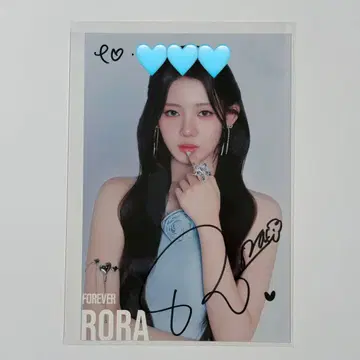 RORA 사인 포함 포토 카드