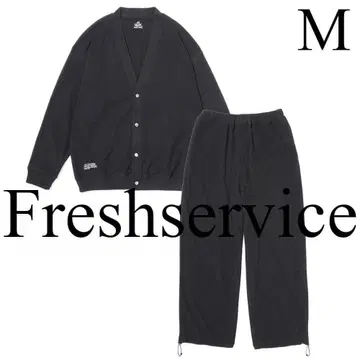 M 프레쉬 서비스 UTILITY PILE CARDIGAN SET-UP