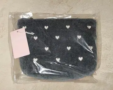 러브러리 바이 페이러 러브러리 하트 보트형 파우치 M 그레이