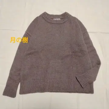 로렌스 제이 스미스 울 캐시미어 크루넥 니트 브라운