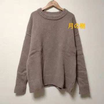 로렌스 제이 스미스 울 캐시미어 크루넥 니트 브라운