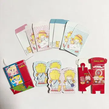 80년대 나카요시 가챠 부록 미니어처 쇼와 레트로 헤이세이 레트로