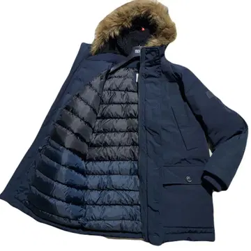 GAP 갭 XL 상당 다운 자켓 다운 코트 바이컬러