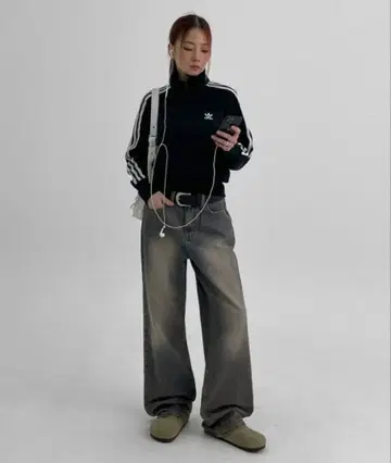 BLACKUP 차타 스탠다드 와이드 데님