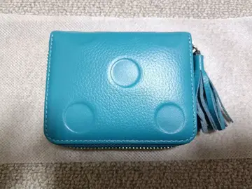 페르케 perche / 도트형 누빔 아코디언 카드 지갑