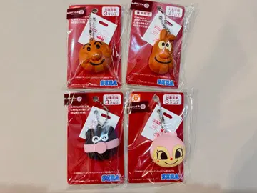 호빵맨 뮤지엄 한정판 빵 마스코트 4개 세트