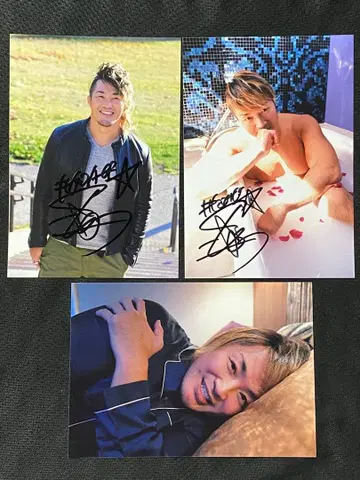 신일본 프로레슬링 토쇼피 혜택 타나하시 히로시 브로마이드 3장 세트