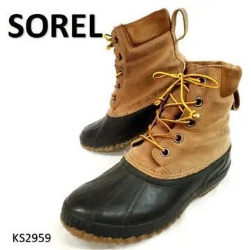 소렐 샤이안 레이스 풀그레인 워터프루프 스노우 부츠 가죽