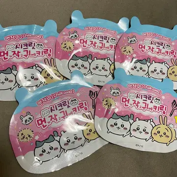 치이카와 한국 한정판 키링 5개 세트