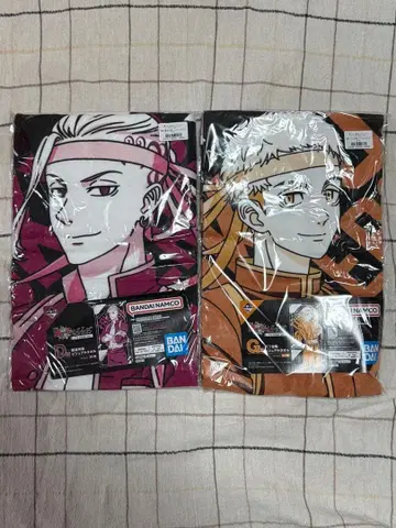 도쿄 리벤저스 류구지 켄 미츠야 타카시 비주얼 타월 2장 세트 제일복권