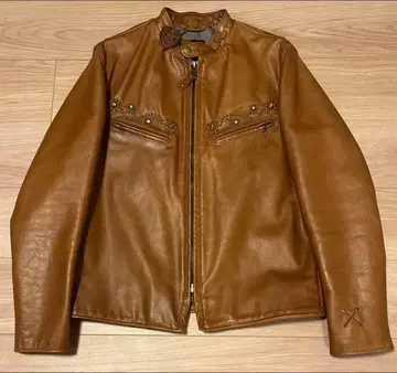 Schott HTC 가죽 싱글 641xx 카우 가죽 미국제 40