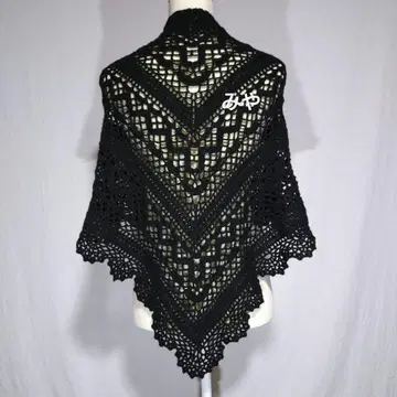 삼각형 숄 손뜨개질 숄 약 165 x 약 69 약 174g