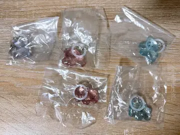 제멋대로인 아기곰 달리는 강아지 흔들흔들 마커 가샤폰 가챠가치