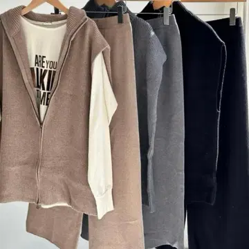 [ 미사용 새상품 ] CLOCHE 니트 셋업