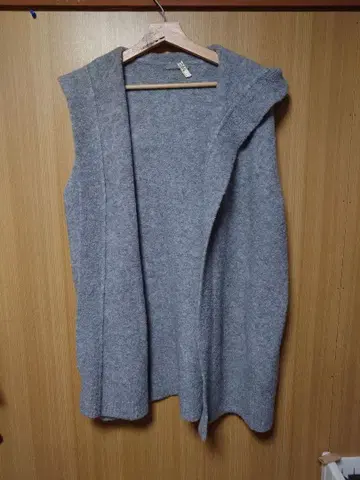 theory luxe 24FW 후디드 롱베스트 그레이 계열 38/M