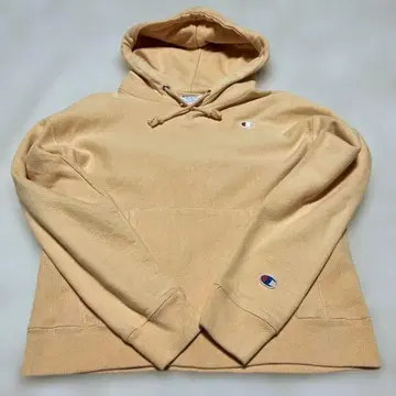 90s Champion 리버스웨이브 후드티 라이트 오렌지 M