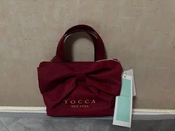 TOCCA 리본 파우치 백 레드
