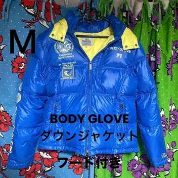 BODY GLOVE 다운 자켓 후드 부착 사이즈 M 블루